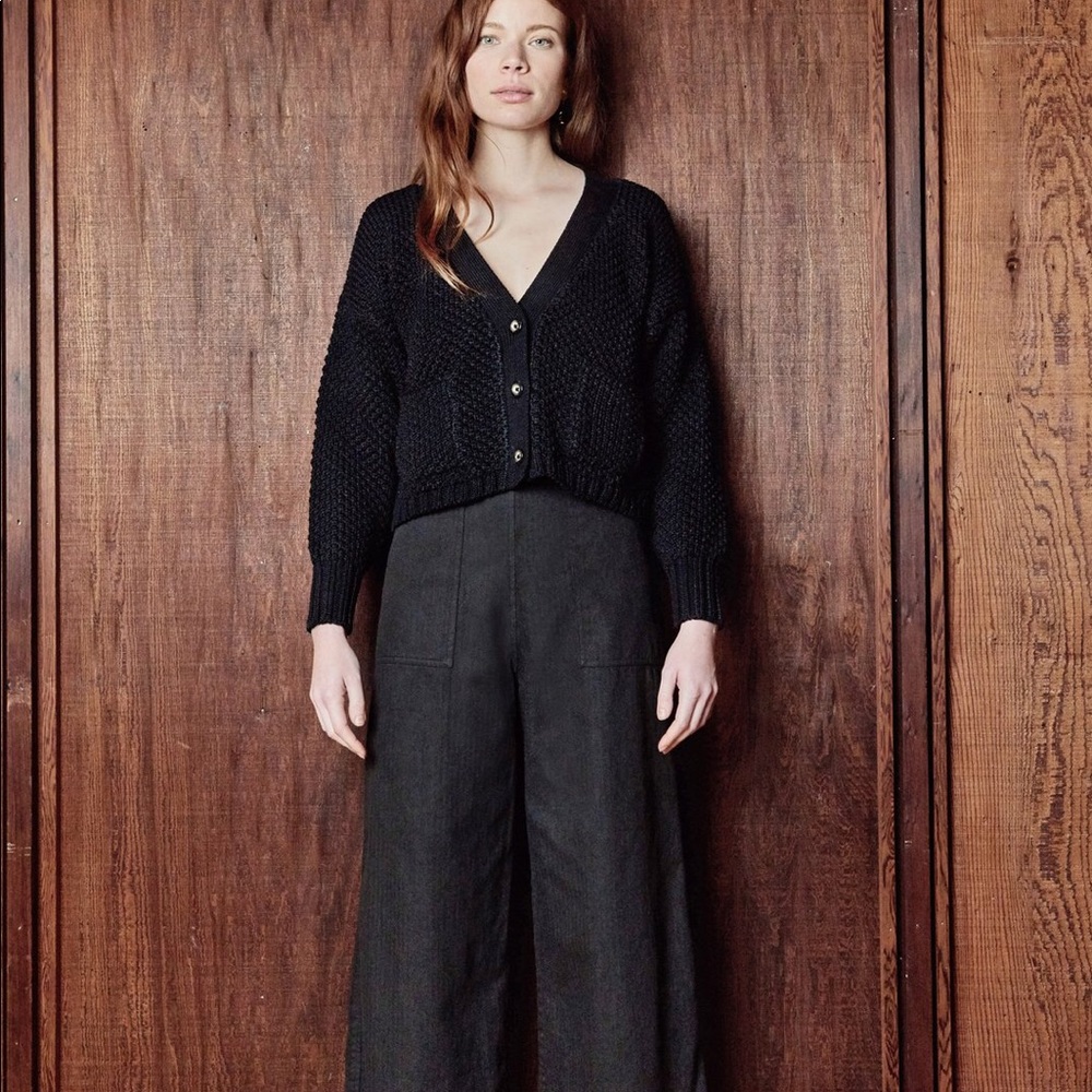 First Rite Black High Waisted Pants